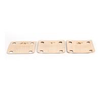 3Pcs Solid Maple Wood Plate Protections 0.25 0.5 And 1 Degree Thickness Guitar Neck Shims For Guitar Player Repairment
