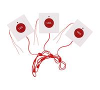 3pcs Sos Emergency Button Wall Mounted Pull Cord Alert System