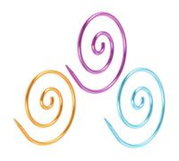 3pcs Spiral Cable Knitting Needles for Knitters Metal Circular Tool