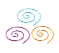 3pcs Spiral Cable Knitting Needles for Metal DIY Stitch Markers