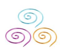3pcs Spiral Cable Knitting Needles Metal DIY Craft Tool for Knitters