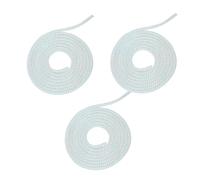 3Pcs Spiral Cable Protector, Chargers Cable Protector Data Cable Protect Sleeve, Headphone Cable Saver for Phone Earphone USB Data Cable Pet Chew Cable Protector 1.5m (4.92ft) (White)