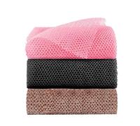 3pcs Sponge Bath, Exfoliating Net, Beauty Skin Wash Towel Net Cloth Nylon Back Scrubbers Shower Body Cleaning Spa Massage Bath Towel Back Scrubber