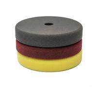 3PCS Sponge Buffer Pads Kit 7in Sanding Discs for Car Polishing and Waxing with Quick Change Feature (6inch)