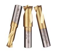 3pcs Spot Weld Drill Bits Set HSS Titanium Coated CO Cobalt Spot Weld Cutter Remover Tool 6.5mm 8mm 10mm