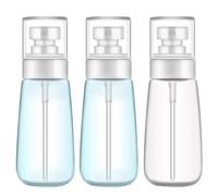 3PCS Spray Bottles, 100ml Empty Fine Mist Spray Bottle, Refillable Plastic Travel Containers with Leak Proof Lid for Perfume Essential Oils Toners| Bottles