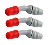 3PCS Sprayer Nozzle Garden Irrigation Spray Accessories Weedkiller Cone Spare Parts Sprayers Fan Shape Nozzles Sprayer Spray Nozzle Replacement Parts for Watering and Cleaning
