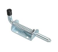3pcs Spring Loaded Latch Pin, Iron Security Sliding Barrel Bolt Lock for Gate Door Shed Window for Home(10x128mm)