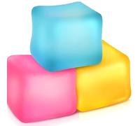 3PCS Squishy Easter Gifts - Sensory Stress Balls for Autism ADHD, Fidget Toys for Adults & Kids, Basket Stuffers squishy fidget toys