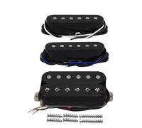 3pcs SSH Guitar Pickups Set for Alnico 5 Guitar Single Coil Pickups + Humbucker Pickup(Black Set)