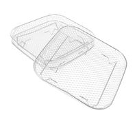 3pcs Stainless Steel Airfryer Grill Rack for Grilling and Steaming