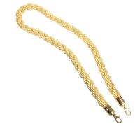 3pcs Stainless Steel Barrier Stanchions Flax Ropes for Posts Stands Queue Divider
