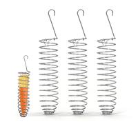 3Pcs Stainless Steel Bird Food Holder Set - Hanging Foraging Basket Cage Accessories, Metal Fruit & Vegetable Feeder for Parrot, Macaw, Cockatoo, Parakeet & Large Birds Cage Toys Gifts