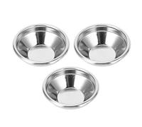 3PCS Stainless Steel Coffee Filters, 54MM Double Layer Pressurized Portafilter Filter Basket, Single Cup Sieve Porous Filter for Coffee Machine Accessories