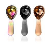 3Pcs Stainless Steel Coffee Scoop, 2 Tablespoon Scoop Coffee Bean Scoop, Short Handle Coffee Measuring Scoop for Coffee Coffee Bean Tea