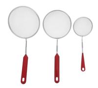 3pcs Stainless Steel Cooking Strainer Spoon for Broth and Grease
