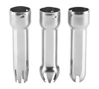3pcs Stainless Steel Cream Dispenser Tips, Universal Whipped Cream Stabilizer Cake Decorating Nozzles Whipped Cream Dispenser Parts for DIY Baking