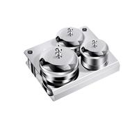 3pcs Stainless Steel Nail Liquid Pot with Lids and Holes