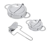 3Pcs Stainless Steel Ravioli/Pierogi/Dumpling Maker, Empanada Maker Press Dough Cutter Pie Ravioli Dumpling Mould Pastry Tools