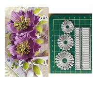 3pcs Stamens for Flowers Metal Cutting Die Cuts, DIY Crafts Template 3pcs Stamens for Flowers Scrapbook Cards Cutting Dies Cut Stencils for DIY Embossing Card Making Decorative Paper Dies Scrapbooking