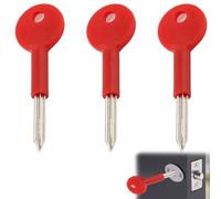 3PCS Star Key Door Lock Safe and Convenient Window Key Hard and Durable Easy Operation Easy to Operate Star Keys for Simple Doors Windows Office Doors Fire Door Pipe Well Door Fire Hydrant