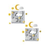 3pcs Star Moon Clouds Shaped Silicone Fondant Molds, Candy Chocolate Molds for DIY Cake Fondant Cookie Cloud Fondant Mold Moon for Candy Baking Sugar Cakes Decorating Candy Making Supplies