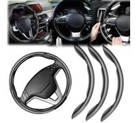 3PCS Steering Wheel Cover,Car Wheel Cover,Steering Accessories,Universal Anti-Skid Protector,Easy to Use &Safe Car Accessories,Made, Suitable for Most Ca/r Models,Black