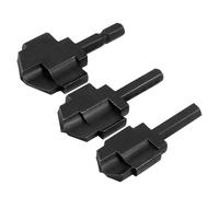 3Pcs Step Drill Bit Set For Expansion Repair Hole Drill Bit Water Pipe With 1/4Inch Hexagonal Shank 20/25/32mm Hole Opening Professional Plumber Tool