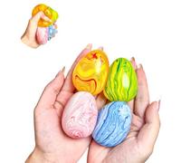 3PCS stress balls for adults - Soft 2.35in Sensory Stress Balls Cube for Autism & ADHD, Durable Sensory Toys Set for Adults and Children, Classroom Prizes Gifts, for easter eggs