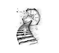 3pcs Strongest Path Temporary Tattoo Stickers, Semi-permanent, Waterproof, Lasts For Two Weeks, Suitable For Both Men And Women, Fake Tattoos