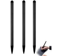 3Pcs Stylus Pens for Touch Screens,3 in 1 Stylus Universal High Sensitivity and Pencil for iPad,Compact and Light Pen for All Touch Screen Devices Accessories (Black)