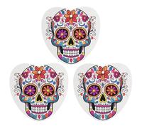 3PCS Sugar Skull Car Air Freshener Hanging Scented Cards Cute lavender Car Fresheners Long Lasting New Cars Scents for Women Men Natural Air Freshener with Lanyard Automotive Freshies