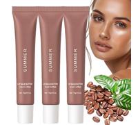 3pcs Summer Lip Balm,Hydrating & Nourishing Lip Gloss,Fridays Tinted Lip Balm,Plumping Lip Gloss,Nourishing Lip Mask,Non-Greasy Soothes Dry Lip Care Oil,Lightweight Summer Lip Balm#3Iced Coffee