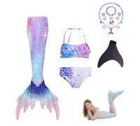 3pcs Swimming Costume With Bracelet Necklace Earrings Set Take Beautiful Photos Of Your Kids,A-120