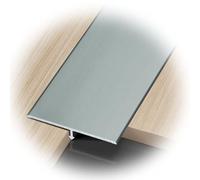 3Pcs T Molding Floor Transition Strip, Floor Joiners, Tiles to Laminate, Doorway Edge Trim, Threshold Seam Cover Strip(Gray,60.0mm/2.4in)