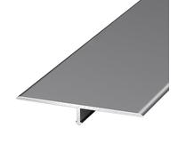 3PCS T Molding Transition Strip for Joining Floor Gaps,Door Threshold Strip, Edge Trim for Laminate Wood Tile Vinyl, Floor Divider for Joining Flooring Gaps(Gray,40mm/1.57in)