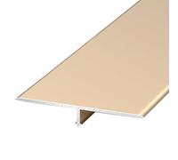 3PCS T Molding Transition Strip for Joining Floor Gaps,Door Threshold Strip, Edge Trim for Laminate Wood Tile Vinyl, Floor Divider for Joining Flooring Gaps(Gold 3,40mm/1.57in)