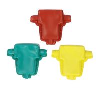 3PCS T Shaped Terminal Cover, Silicone Rubber Insulation Cover for Cable Terminal, High Low Voltage Insulation Sleeve with 10KV Withstand Voltage, Durable Protective Sleeve for Ele