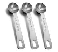 3PCS Tablespoon Measuring Spoon, 1/2 Table Spoon Measuring Scoop, Short Design for Baking Cooking Coffee Spices Kitchen Tools (7.5ml)