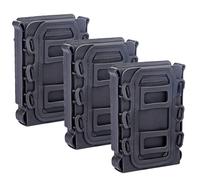 3PCS Tactical Fast Mag TPR Flexible Molle Magazine Pouch Carrier for Ar15 M4 5.56/7.62 Mag Pouch Rifle Pistol Magazine Holder