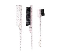 3Pcs Tailed Comb Set Fine-Tooth Coloring Anti-Static Hair Styling Hairdressing Sectioning Highlighting Cutting Three-piece Set Beauty And Health Care Styling Tools Tail Double Sided Edges Brush