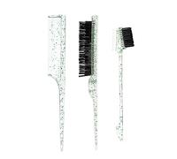 3Pcs Tailed Comb Set Fine-Tooth Coloring Anti-Static Hair Styling Hairdressing Sectioning Highlighting Cutting Three-piece Set Beauty And Health Care Styling Tools Tail Double Sided Edges Brush