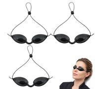 3Pcs Tanning Goggles Safety Durable Eyewear for Sunbathing IPL LED Light