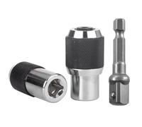 3PCS Tap Socket Set Adjustable Tap Holder Socket for #6-1/2 3/8In Drive Ideal for Tight Space Threading Tasks Adjustable Holder
