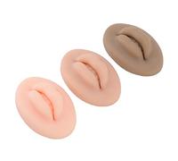 3pcs Tattoo Practice Lips Silicone Microblading Practice Skin 3D Fake Skin Tattoo Skin Cosmetic Makeup Lips Training Silicone Lips For Makeup Practice Fake Lip