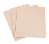 3PCS Tattoo Skin 7.8x11.8" Fake Tattoos Realistic Resilient Tattoo Practice Skins 0.12" Thick Blank Tattoo Fake Skin Tattoo Kit for Tattoo Artists Tattooing