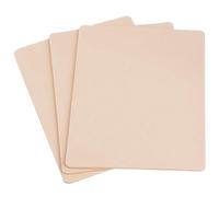 3PCS Tattoo Skin 7.8x11.8" Realistic Resilient Tattoo Practice Skins 0.12" Thick Blank Tattoo Fake Skin Tattoo Kit Tattoo Skin Practice for Beginners ＆ Tattoo Artists Tattooing Microblading