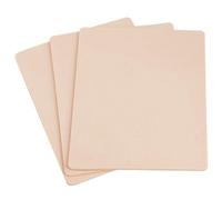 3Pcs Tattoo Skin 7.8x11.8" Realistic Resilient Tattoo Practice Skins 0.12" Thick Blank Tattoo Fake Skin Tattoo Kit for Beginners ＆ Tattoo Artists Tattooing Microblading