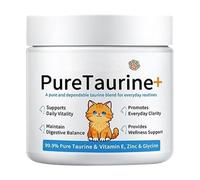 3pcs Taurine Supplement for Cats, 3x200g Upgraded - Supports Heart & Eye Health, Boost EnergyVitality, Mix in Food, Grain-Free Formula