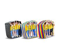 3PCS Teamwork Games Run Mat, Kindergarten School Games Field Day Group Games Sports Equipment (Size : Kids-4M/13FT)